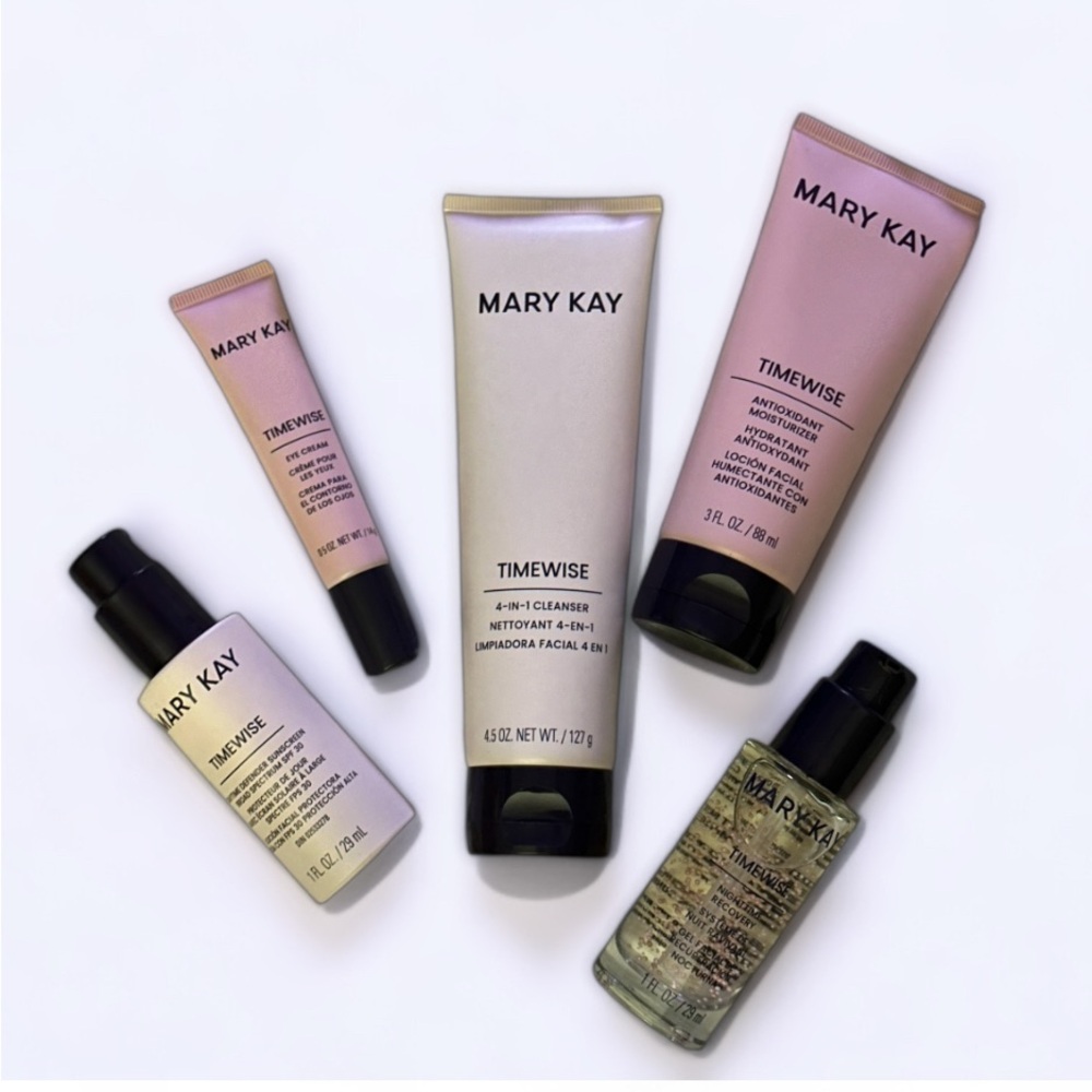 Mary Kay Timewise Skincare Set in Pink and Black